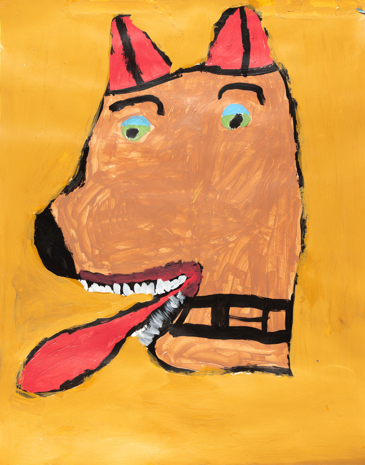 Jean Wilson, Wolf Thinking About Taking a Walk, 2019