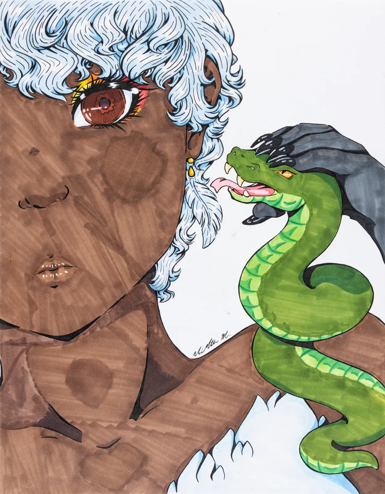 Violeta Martinez, Keep Snake Back, 2025