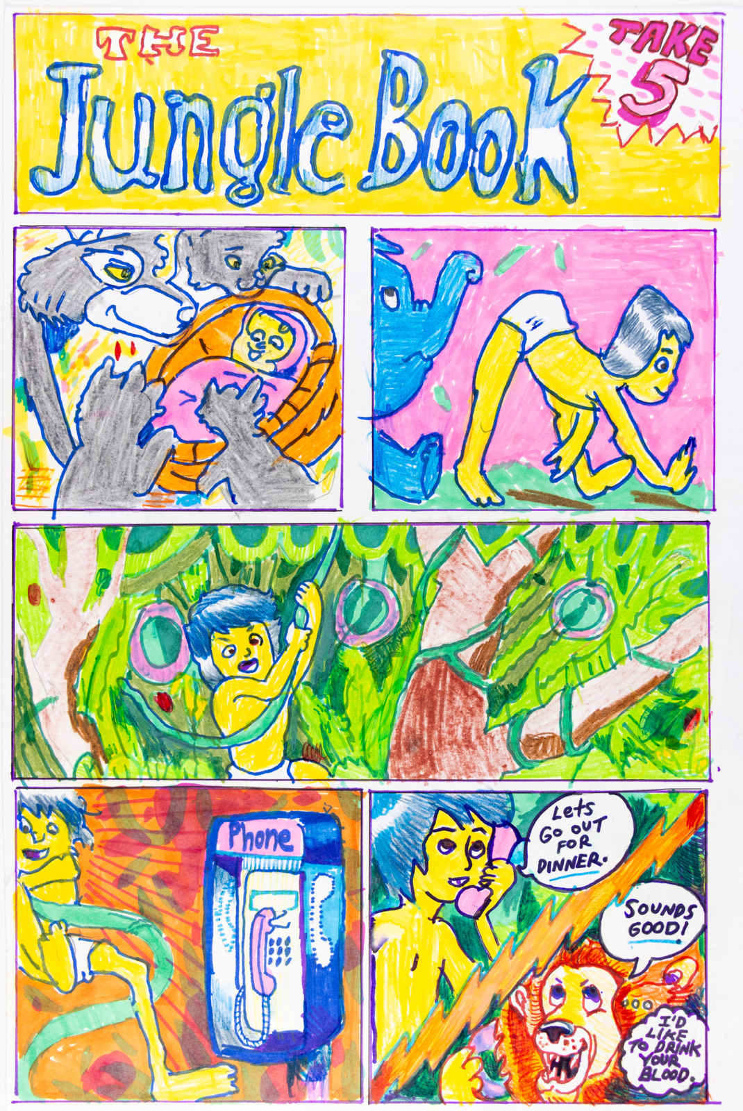 David Krueger with Ben Marcus, The Jungle Book, n.d.