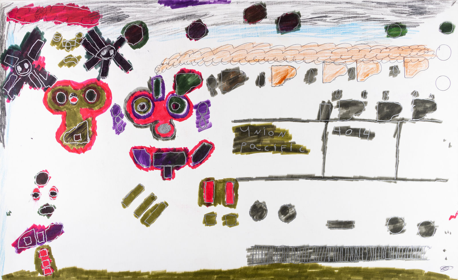 Ted Hamel, Happy Sad Uninion Pacific 4014, 2022