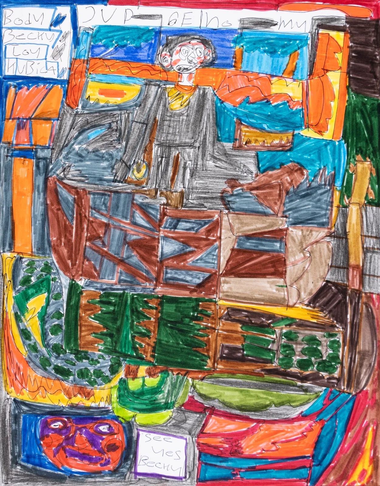 Rebecca Kubica, Judge Judy Sees Becky Joy Kubica in the Sea (Hide Out), 2025