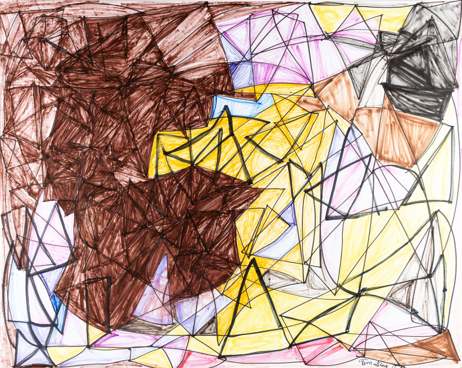 Tim Stone, Colorful and Brown Forest, 2025