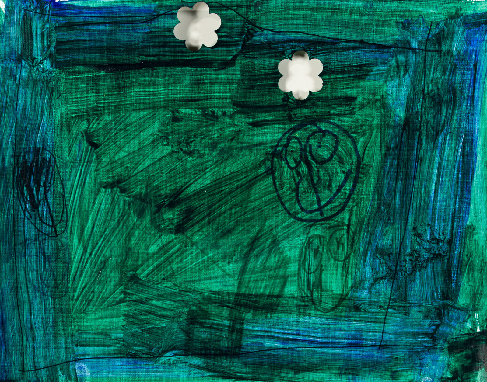 Casey Chrzan, Green Picture, 2024