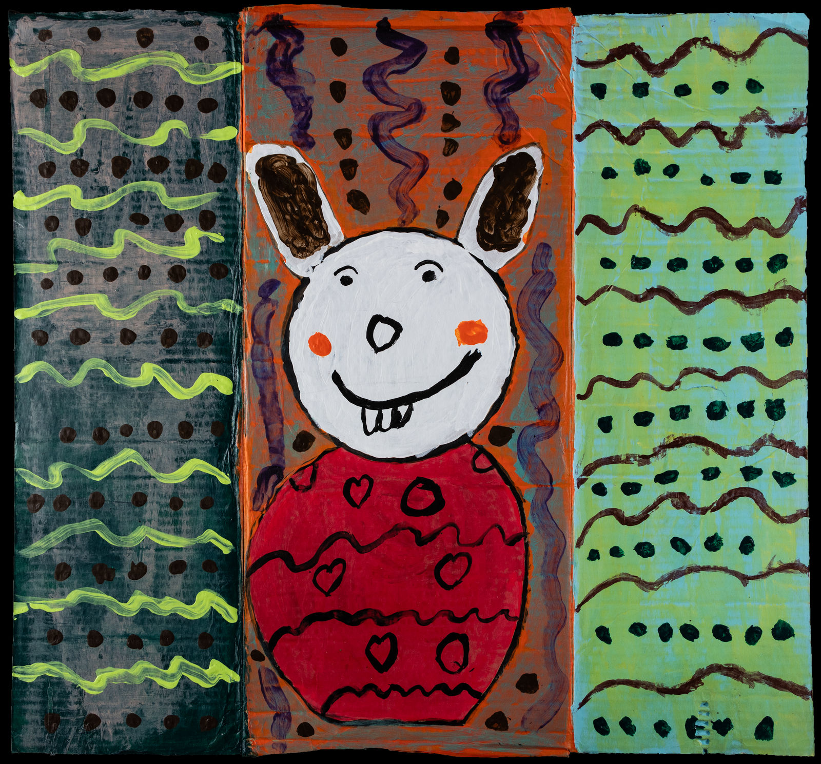 Marcelo Aguilar, Bunny on an Easter Egg, 2023