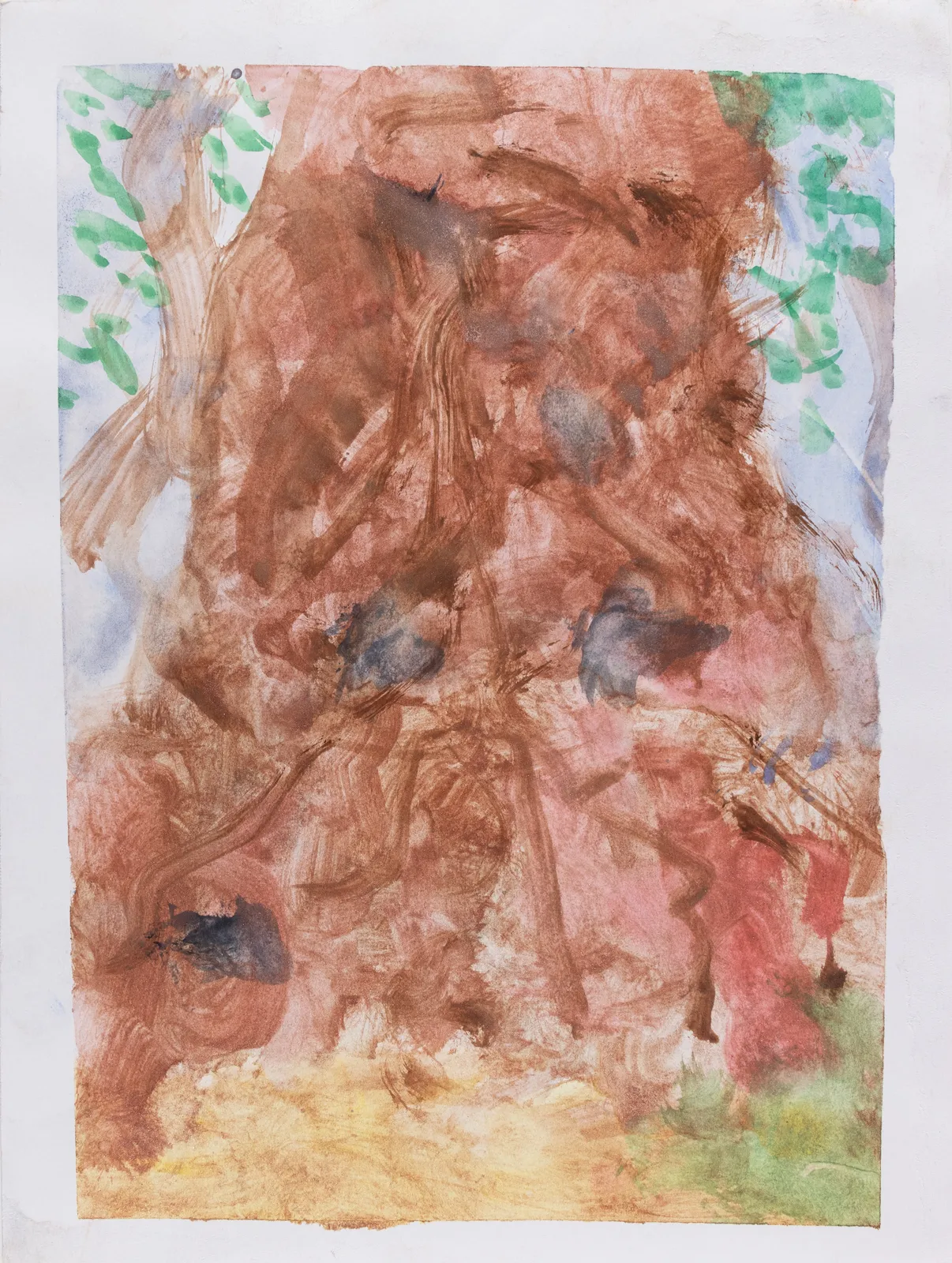 Chris Viau, Red Wood Tree Bottom, 2020