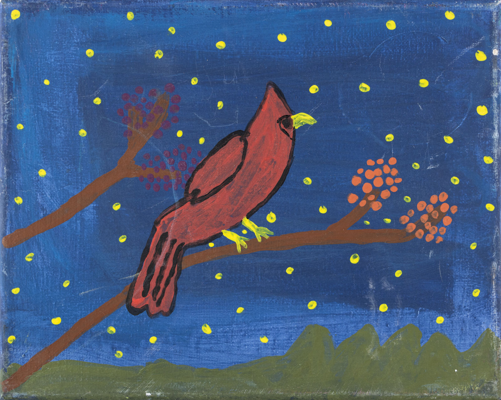 Jack O'Sullivan, Night of Spring Cardinal , 2021
