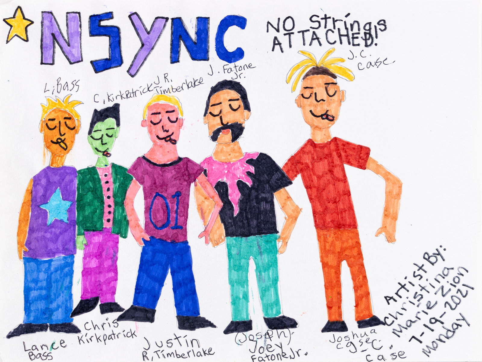 Christina Zion, NSync: No Strings Attached Fan Art, 2021
