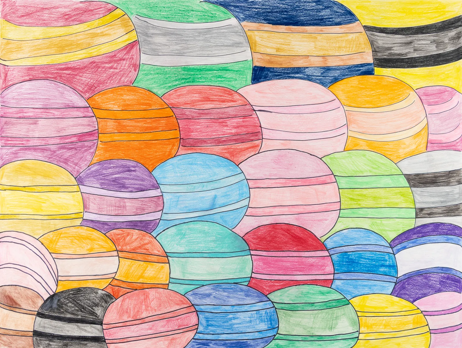 Saemee, Colorful Macarons, 2018