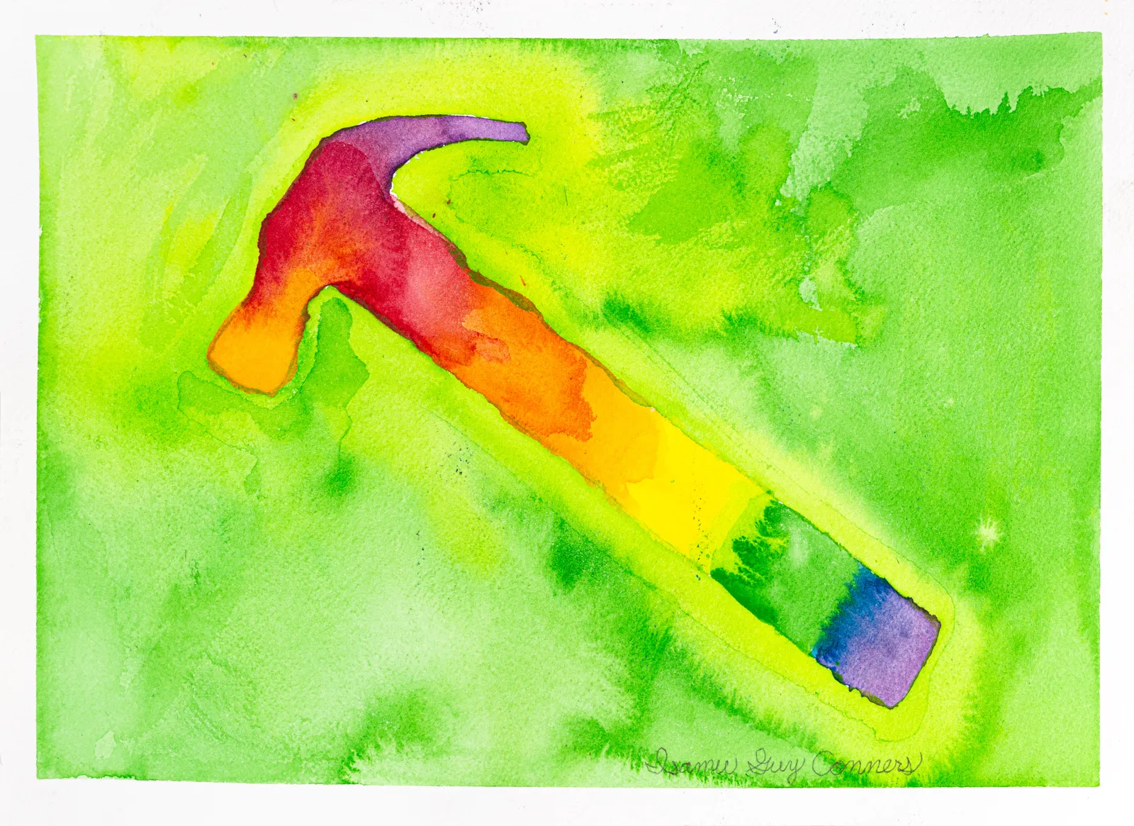 Isamu Guy Conners, Rainbow Hammer, 2023