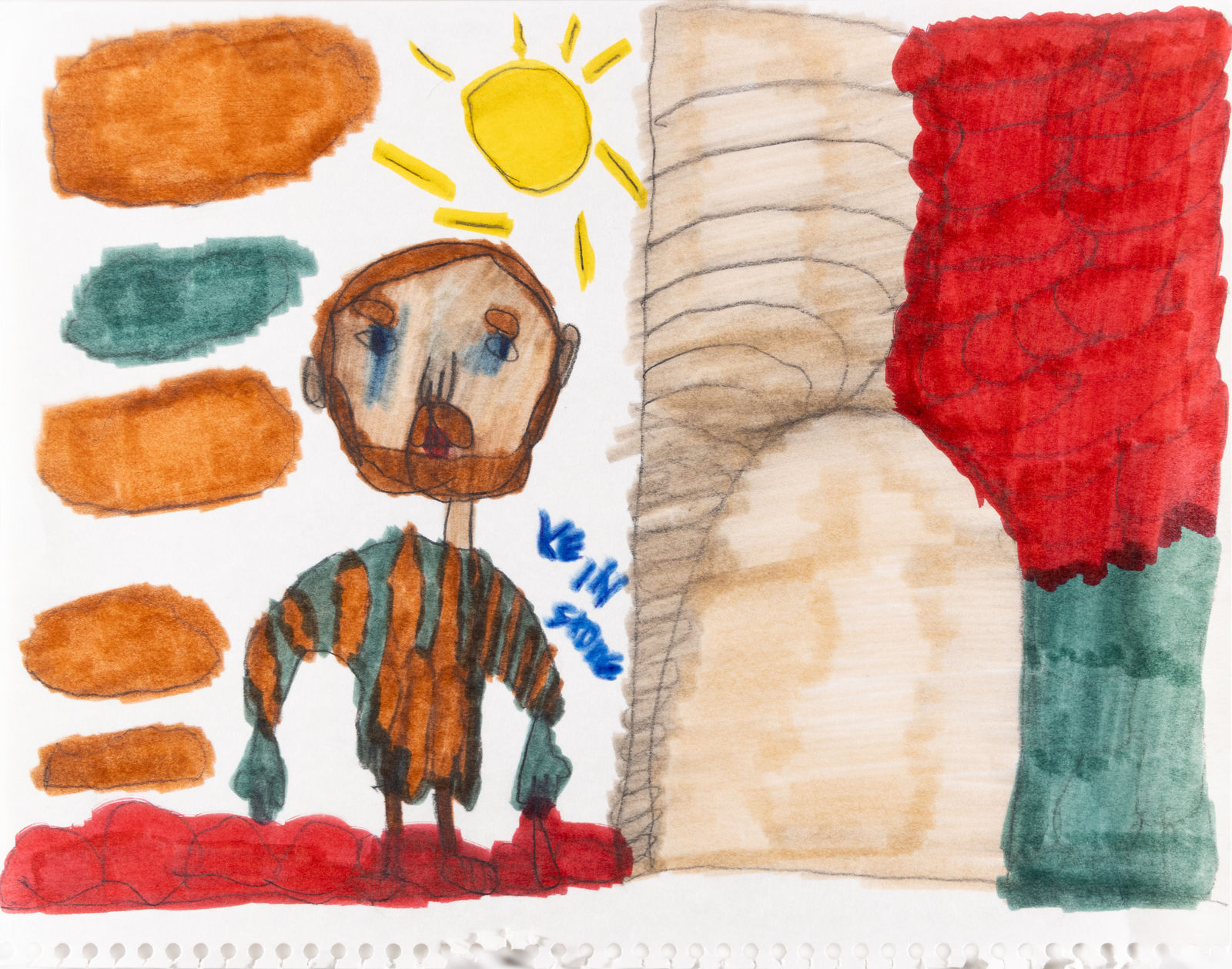 Kelly Stone, Untitled (Figure near tunnel), 2023