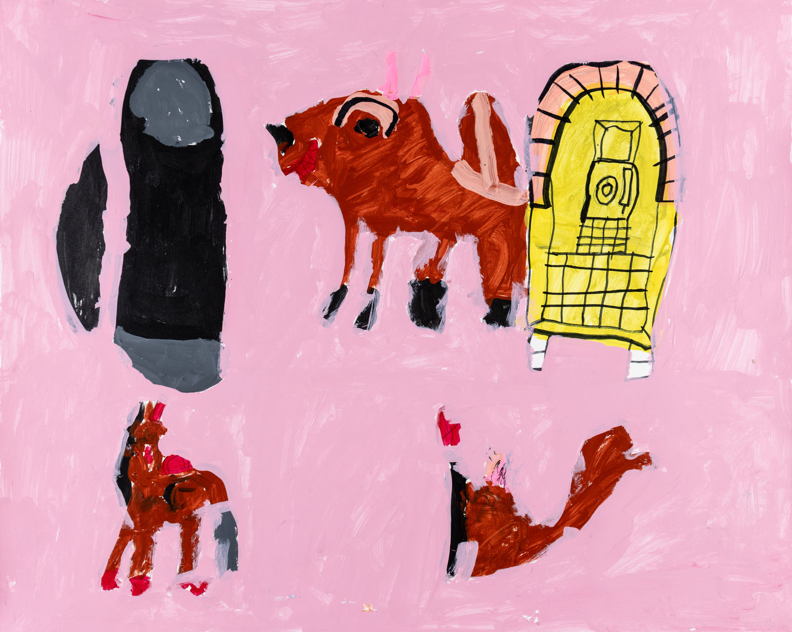 Jean Wilson, Untitled (Dog Stereo), 2024