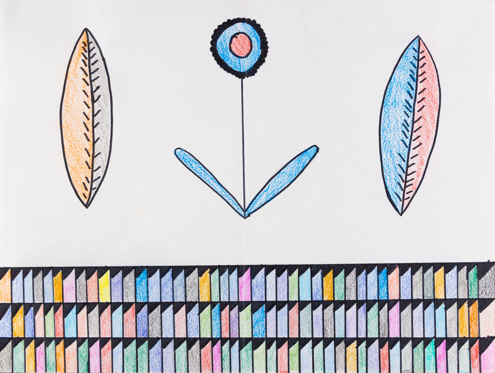 Stefan Harhaj, Leaves + Flower, 2023