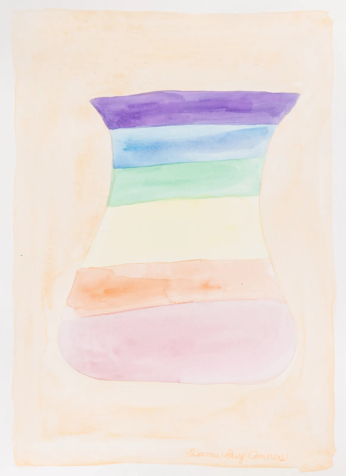Isamu Guy Conners, Rainbow Vase, 2024