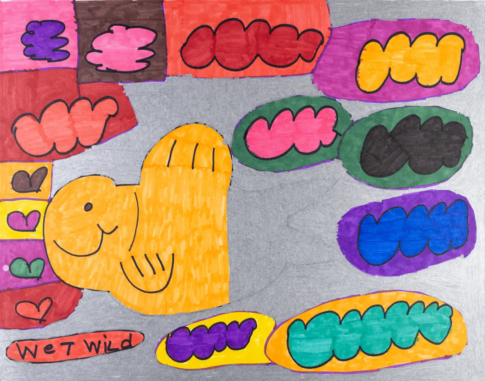 Maria Vanik, Wet Wild Rainbow, 2021