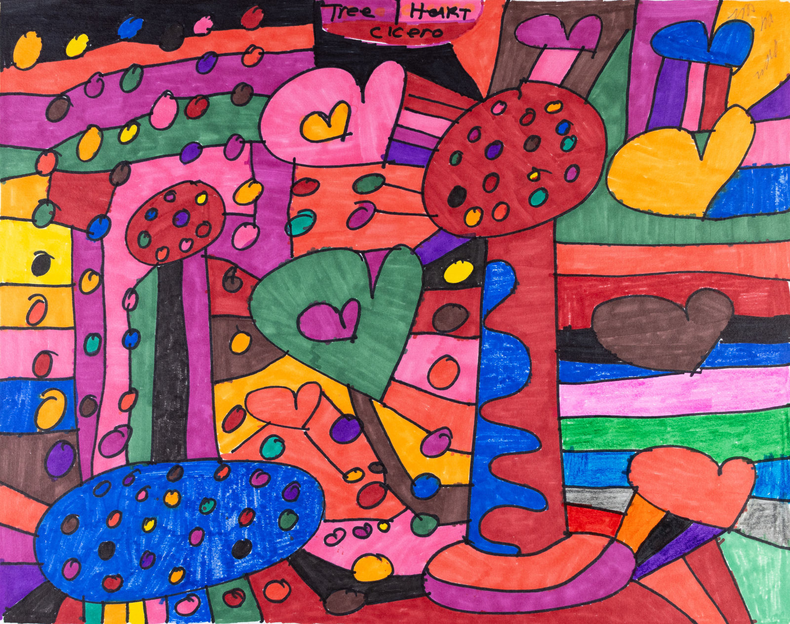 Maria Vanik, Cicero Tree Heart, 2021