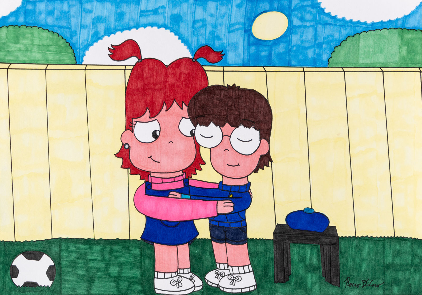 Rocco DiCaro, Sibling Hug, 2023