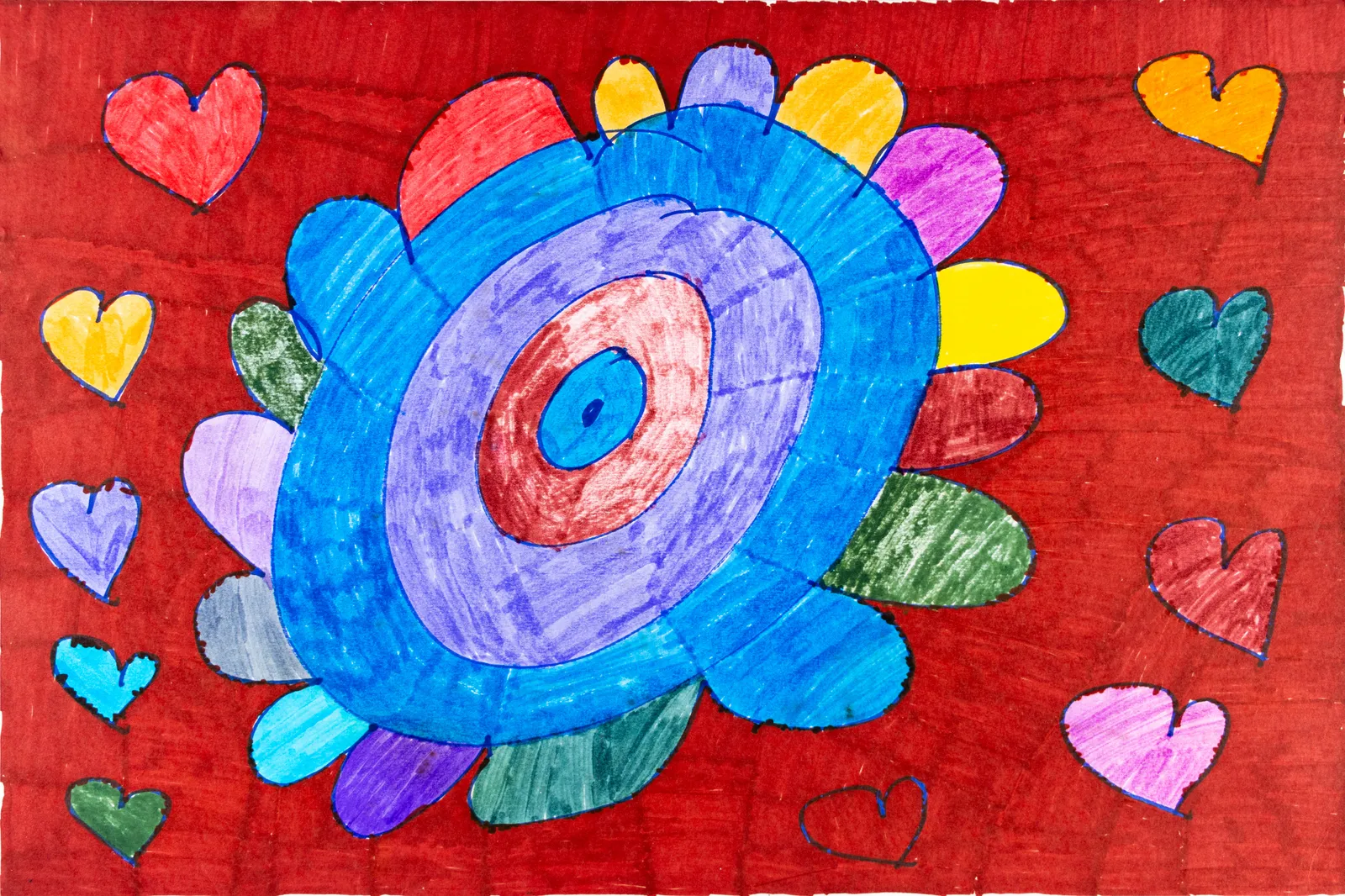 Maria Vanik, The Red Rainbows, 2019