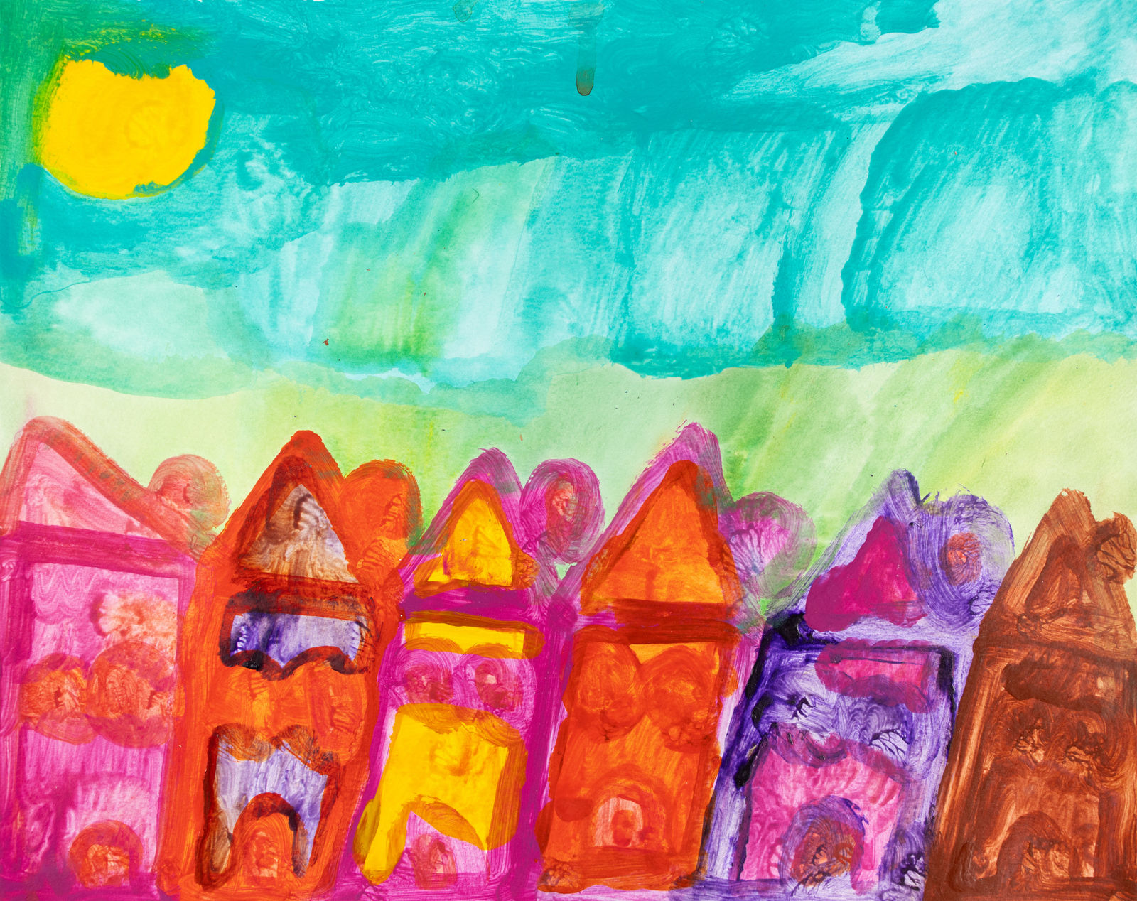 Kelly Stone, Untitled (Houses), n.d.