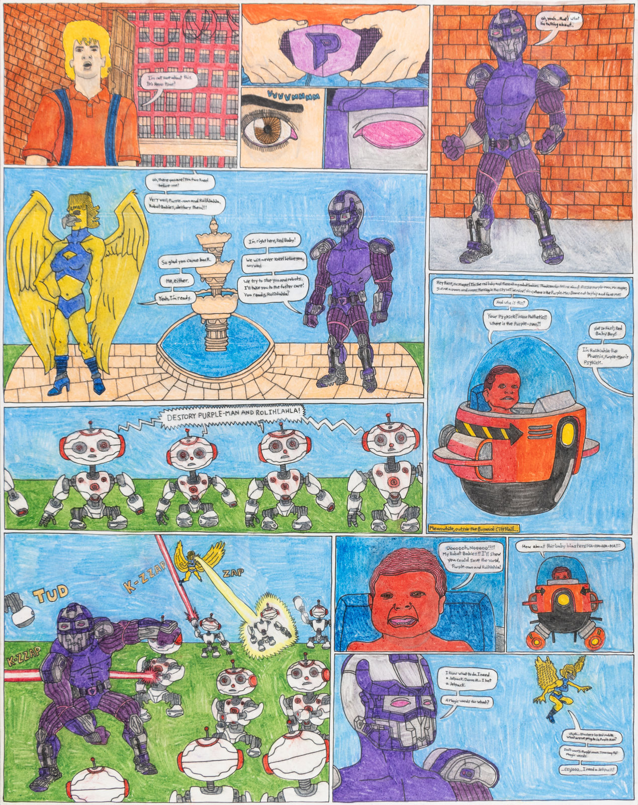 Emory Jones, Purple-Man & Rolihlahla vs. Red Baby Part 2, 2025