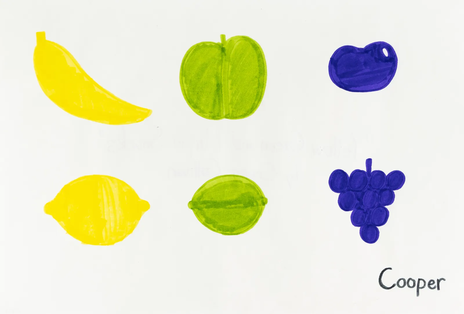 Cooper Gallivan, Yellow, Green and Purple Snacks, 2024