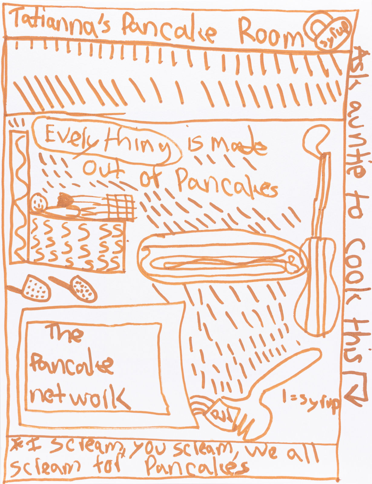 Tatianna Adams, Pancake Topia, 2024