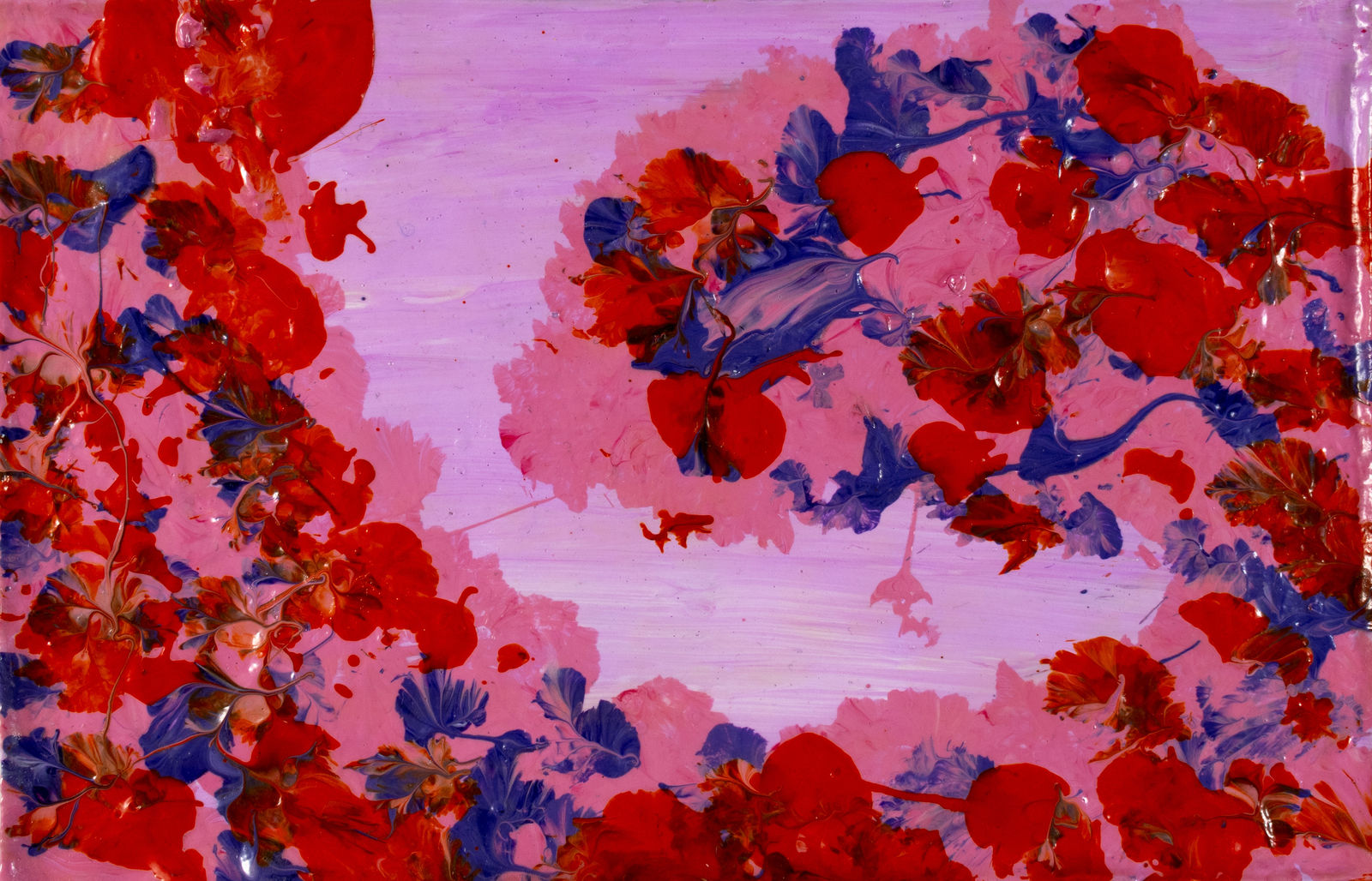 Isamu Guy Conners, Pink, Purple, and Magenta Wave, 2018