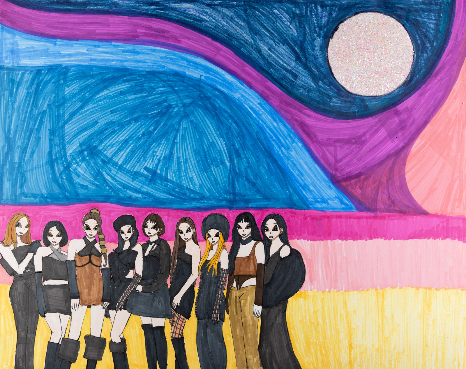 Raina 'Tokyo' Carter, Moonlight Sunrise, n.d.