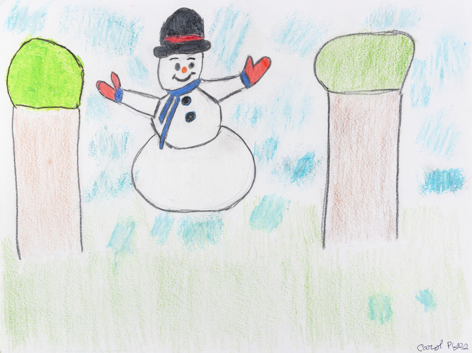 Carol Pyes, Snowman, 2023