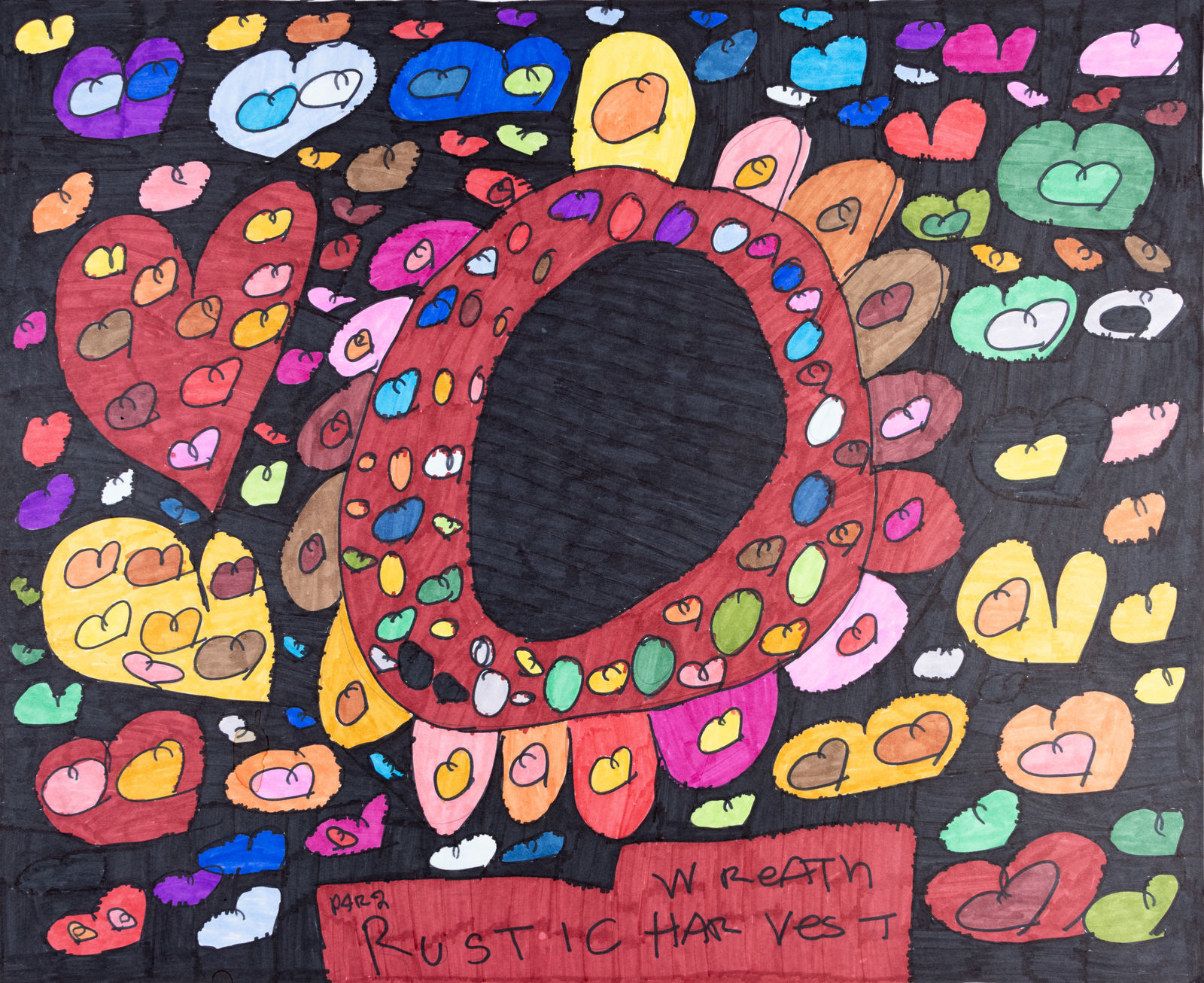 Maria Vanik, Rustic Wreath Harvest , 2022