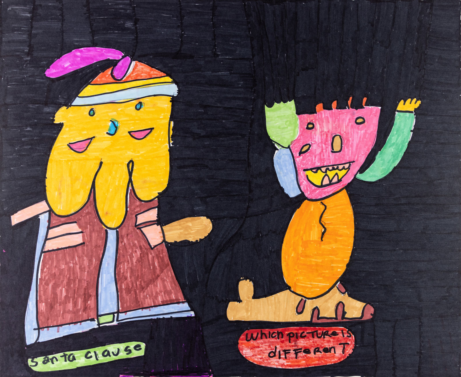 Maria Vanik, Santa Clause Which Picture is Different , 2021