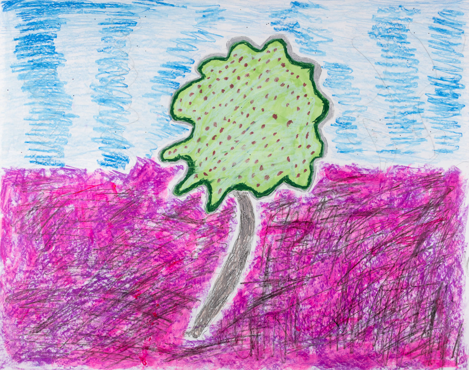 Marcelo Aguilar, Palm Tree Blown Away, 2023