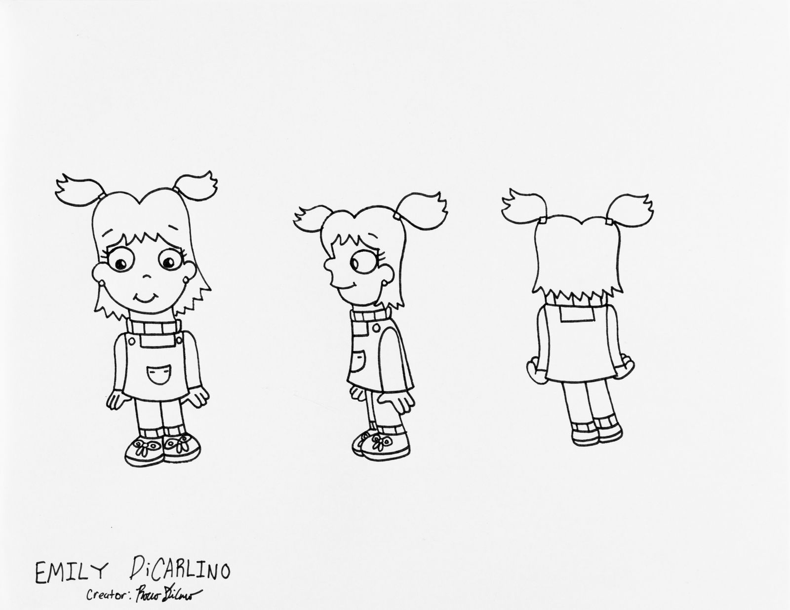 Rocco DiCaro, Untitled (Emily DiCarlino Character Study), n.d