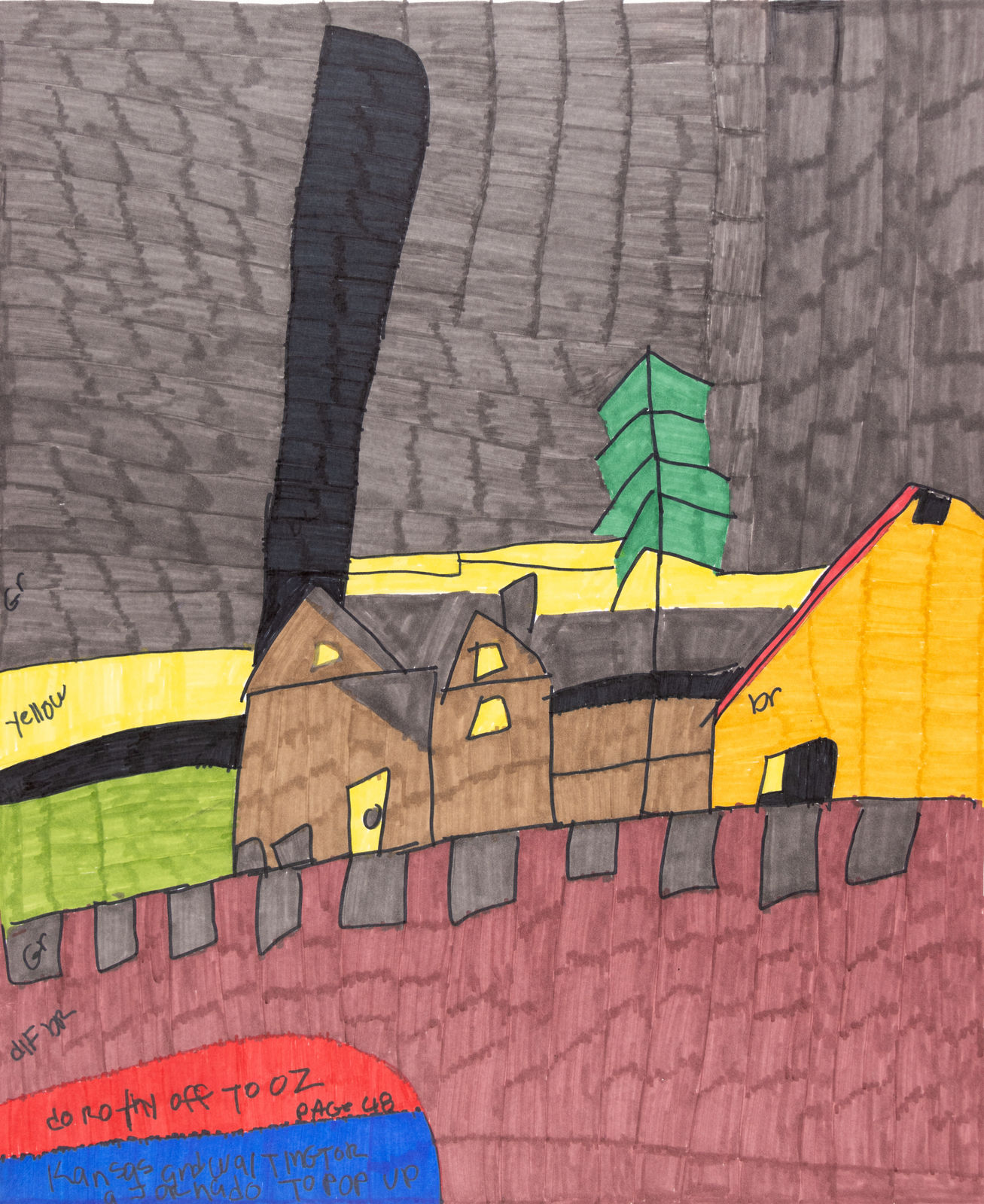 Maria Vanik, Dorthy off to Oz, Kansas and Waiting for a Tornado to Pop Up, 2023