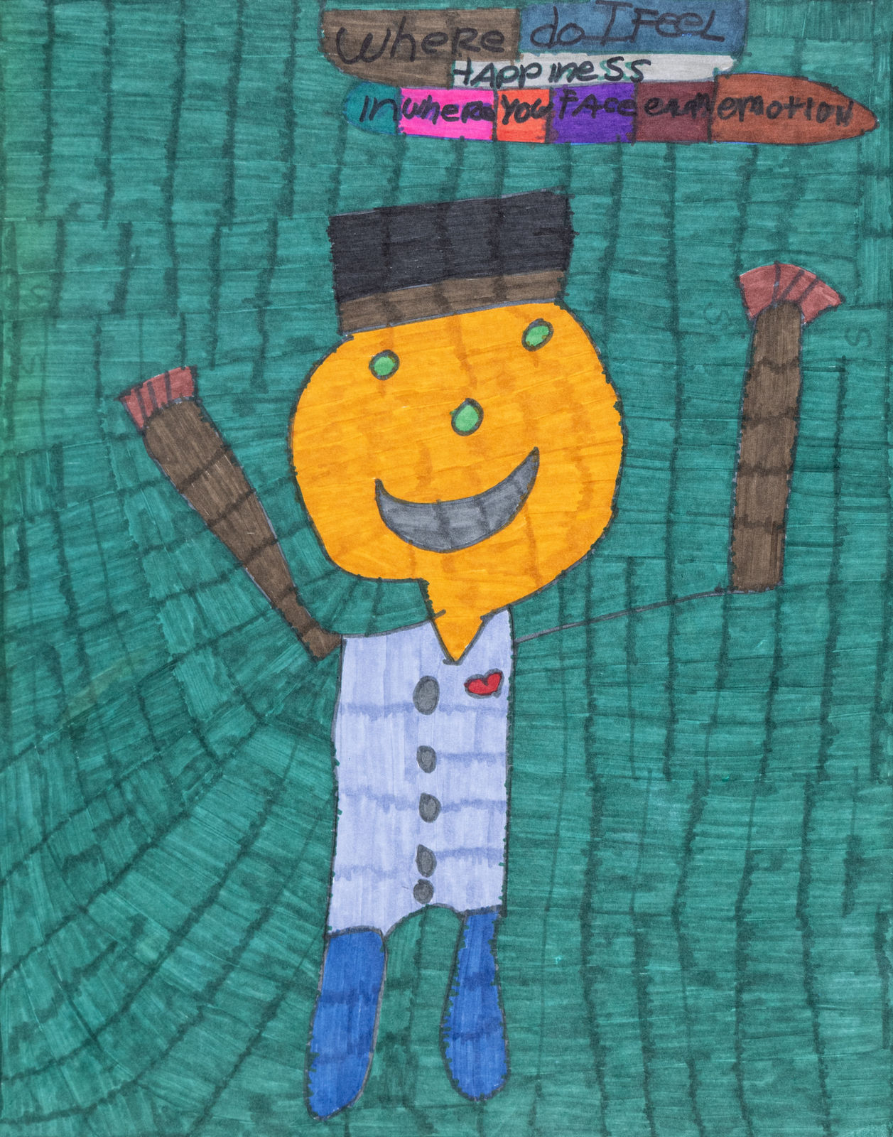 Maria Vanik, Where Do I Feel Happiness, 2024