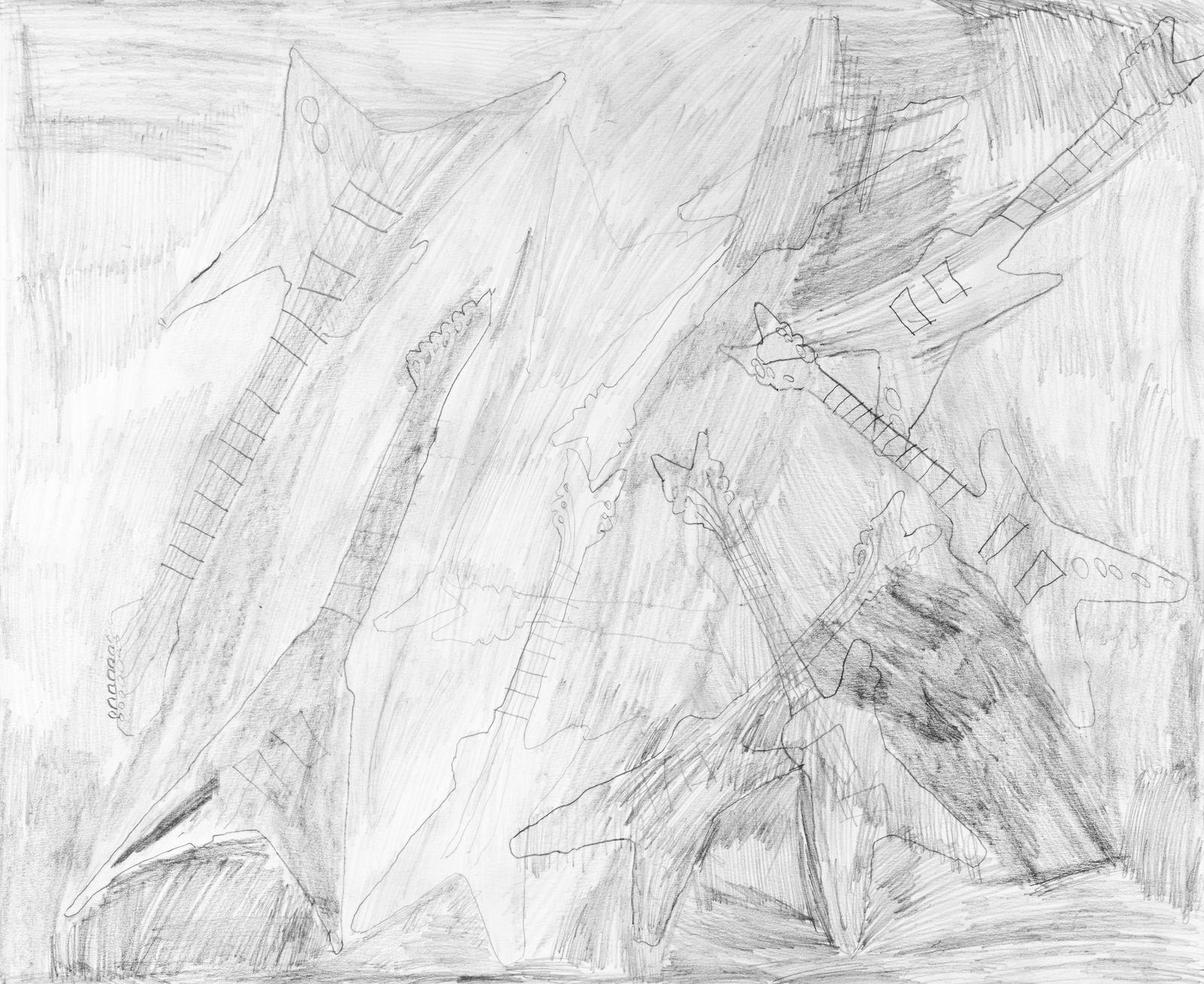 Joey Center, Guitar in the Shadow, 2024