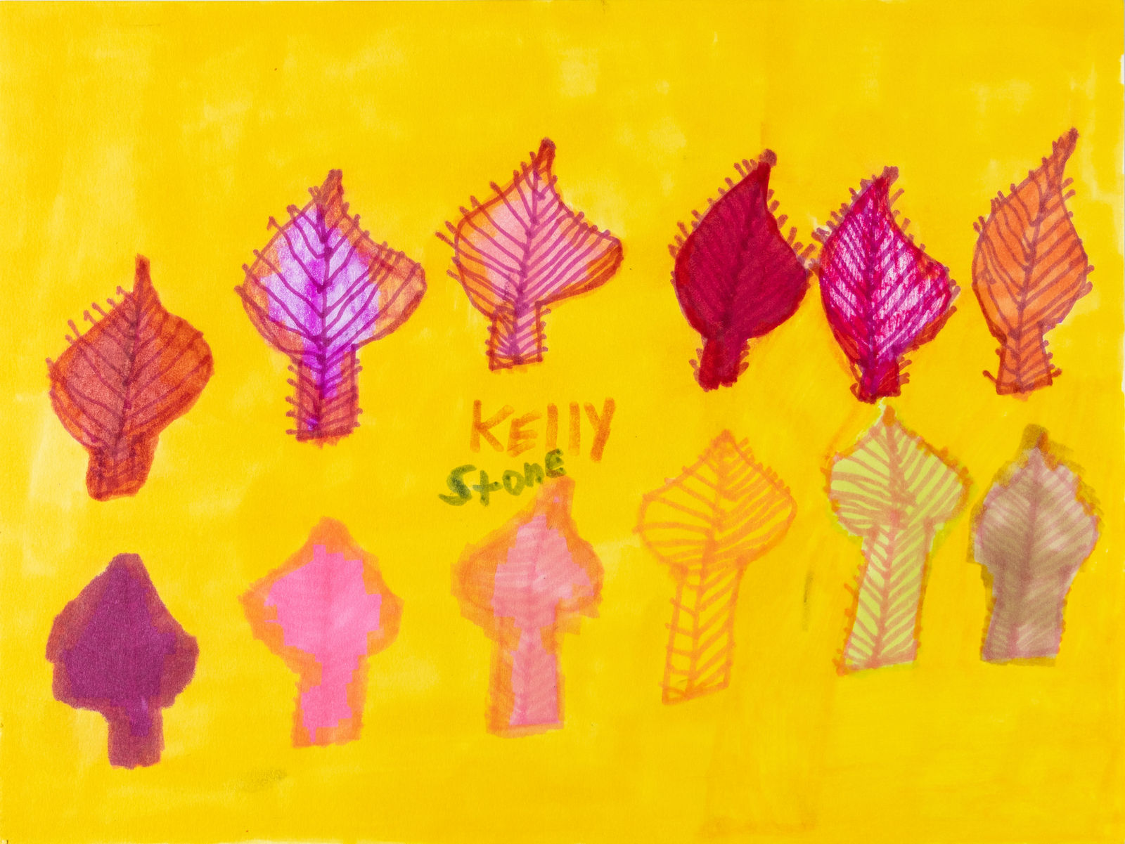 Kelly Stone, Leaves, 2016