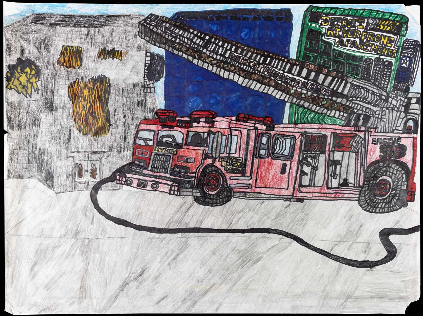 Andrew Sloan, Detroit Fire Engine 383, 2016