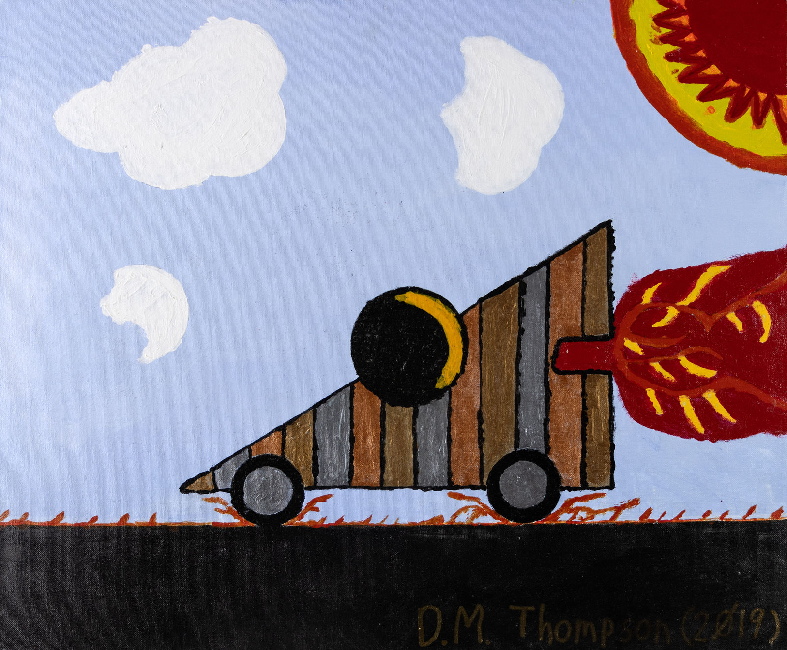 Dave Thompson, Mr. Parkers Rocket Car, 2019