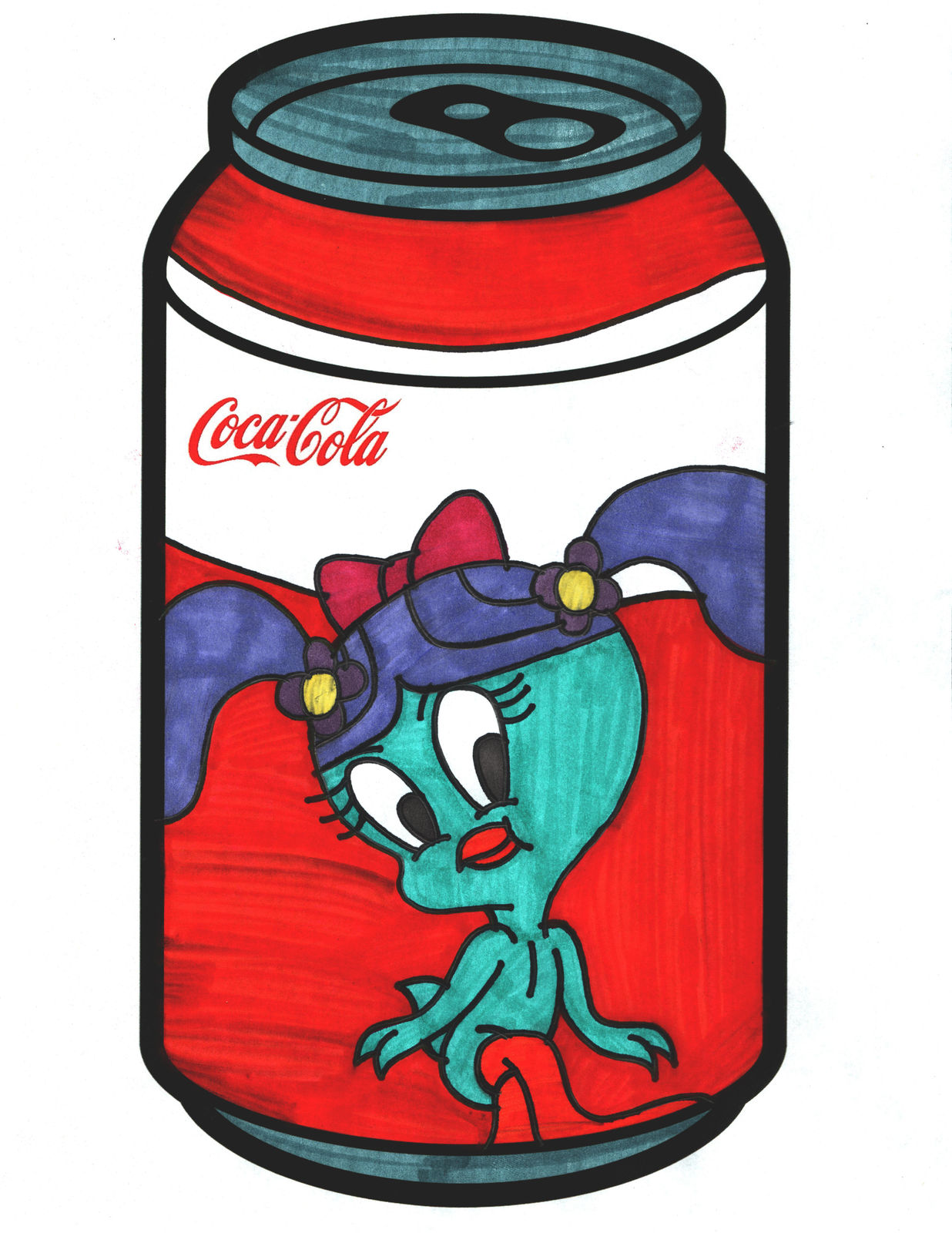 Noel Herrera, Untitled (Tweety Bird on Coke Can), n.d.