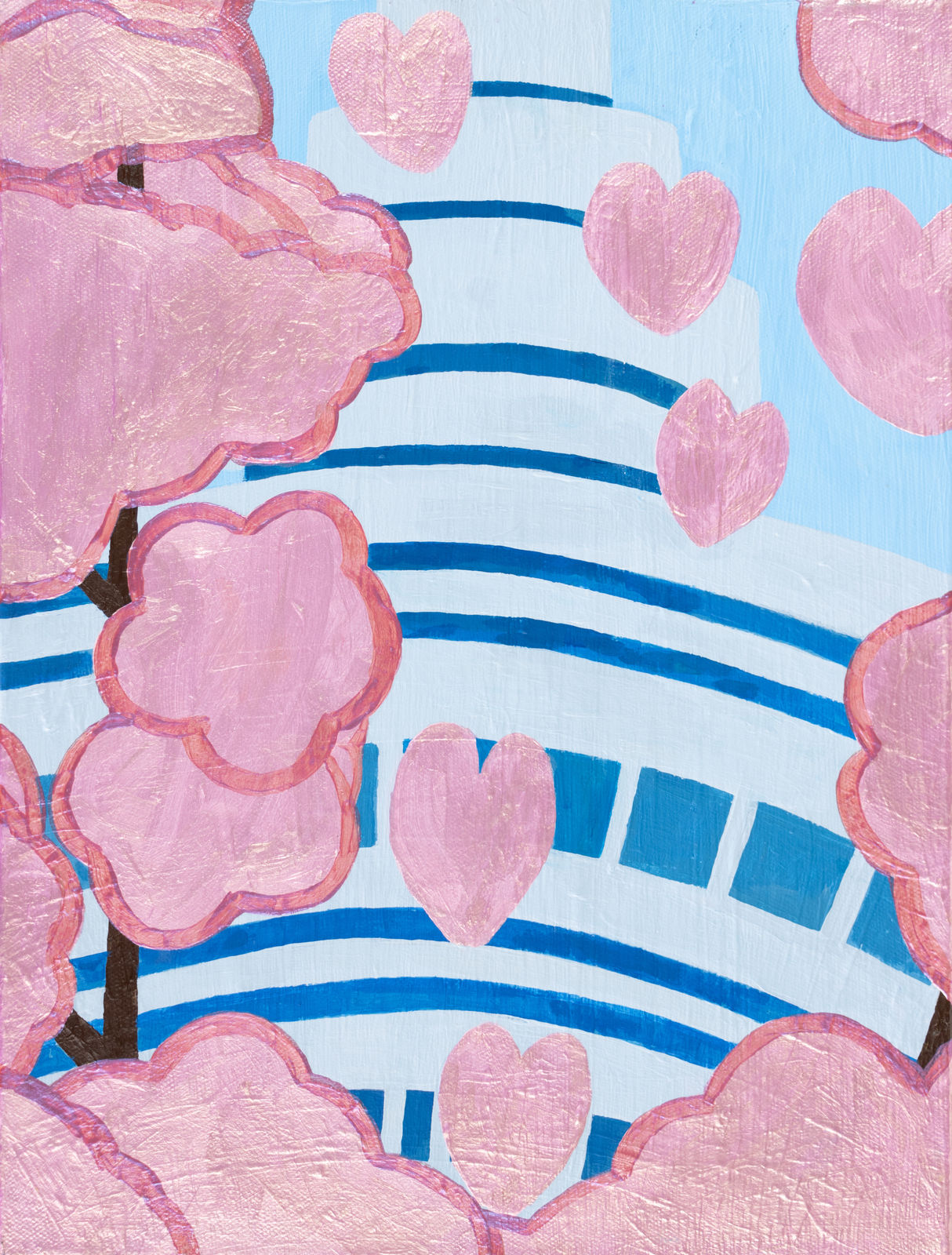 Raina 'Tokyo' Carter, Cherry Blossoms in Tokyo Skytree, n.d.