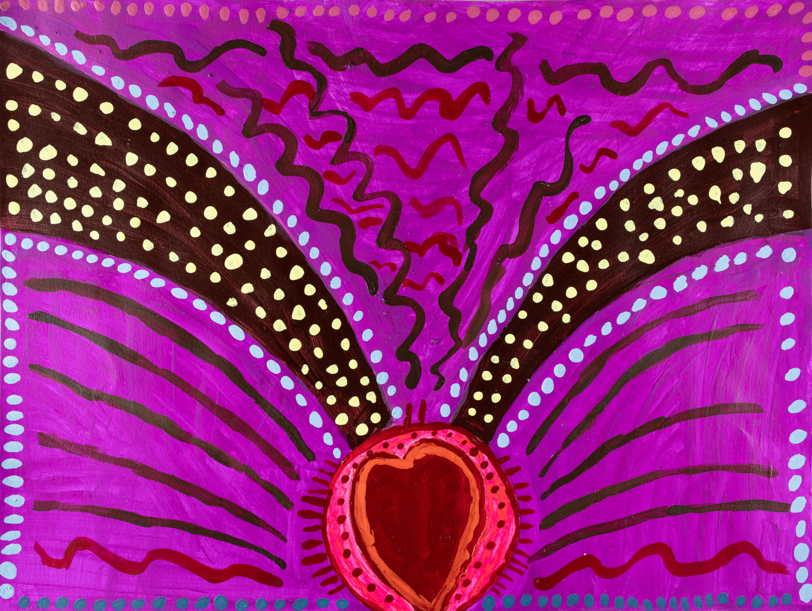 Marcelo Aguilar, Heart with Wings, 2023