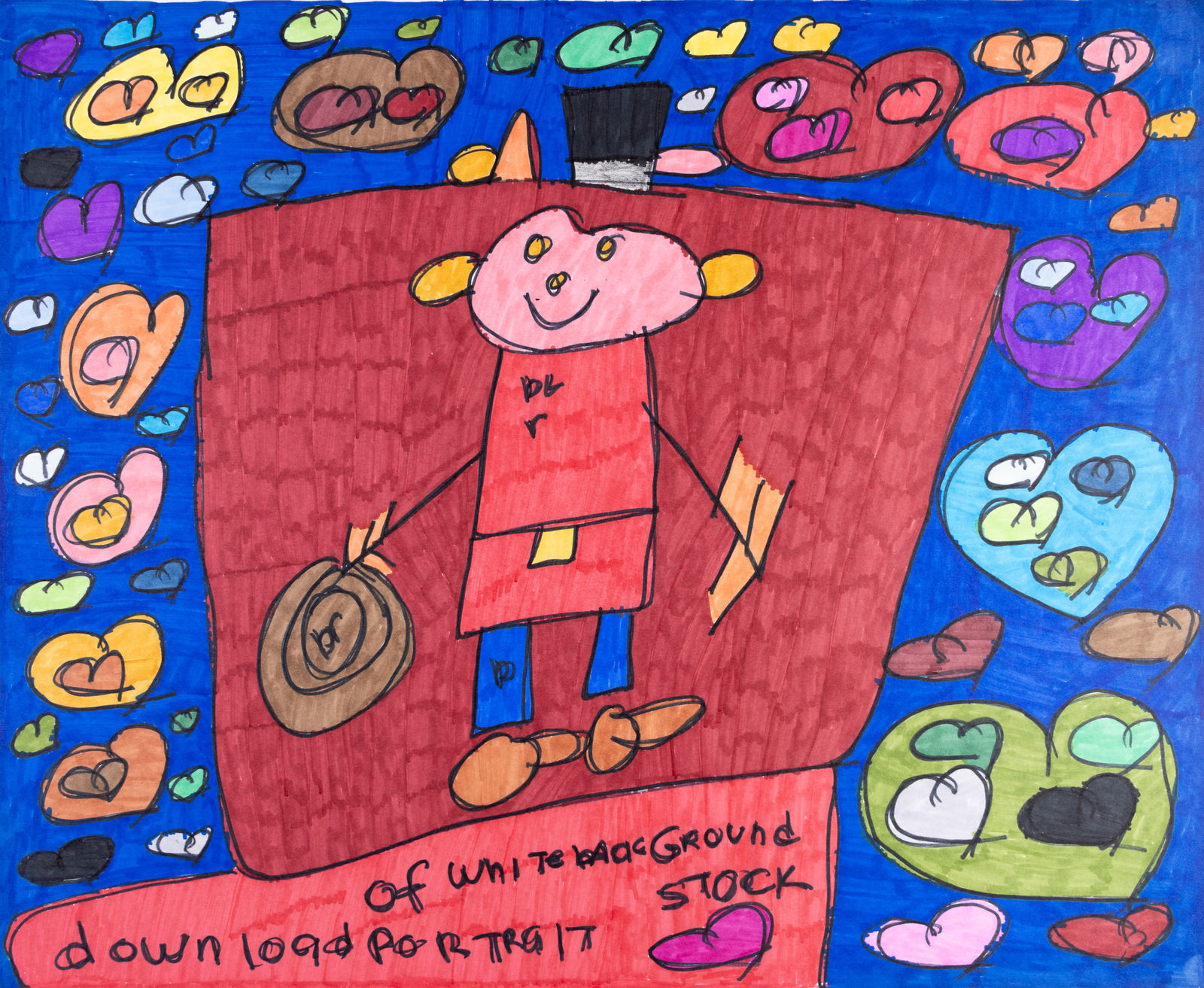 Maria Vanik, Off-White Background Download Portrait Stock, 2022