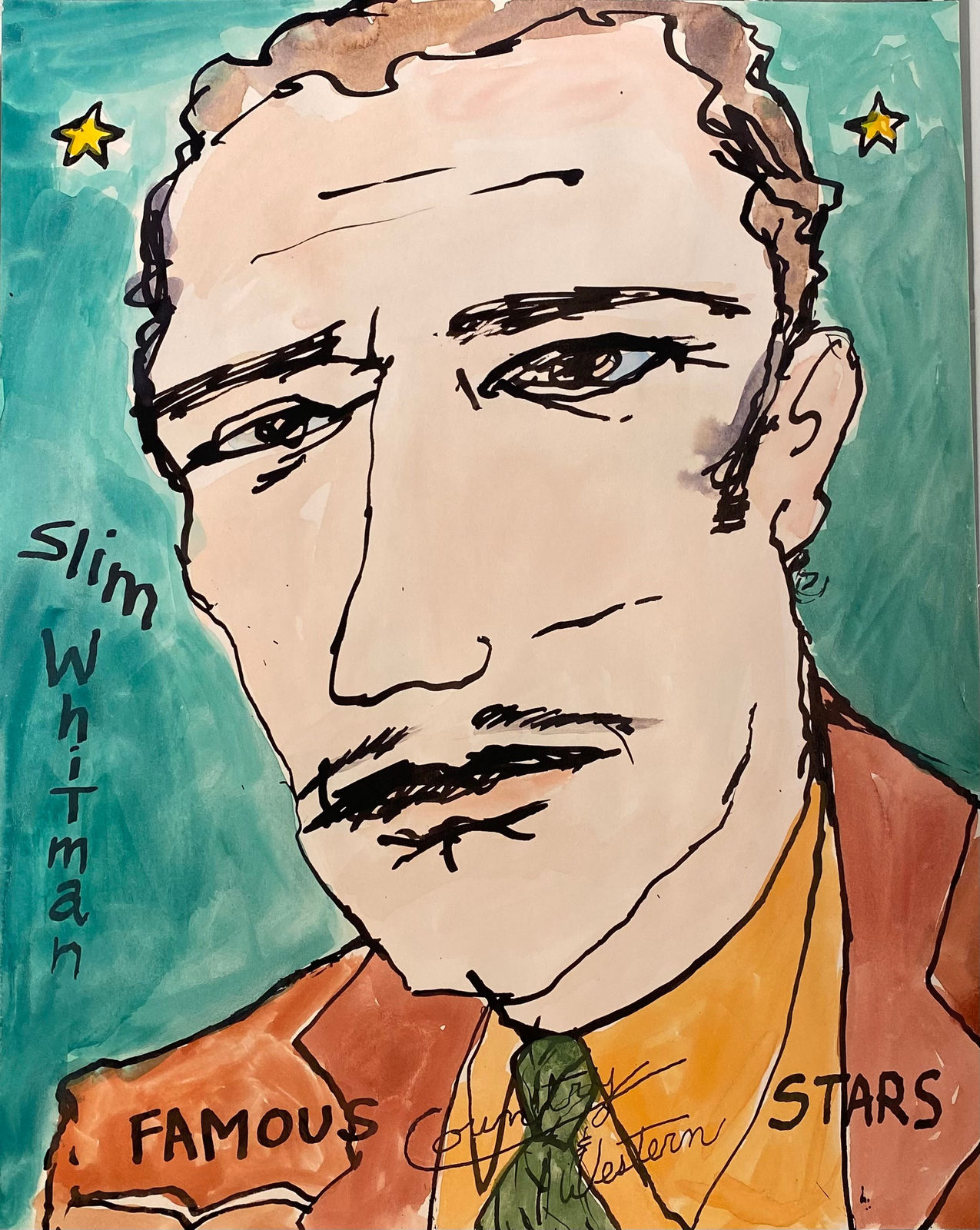 Linda and Ed Blackburn, Famous Country and Western Stars: Slim Whitman