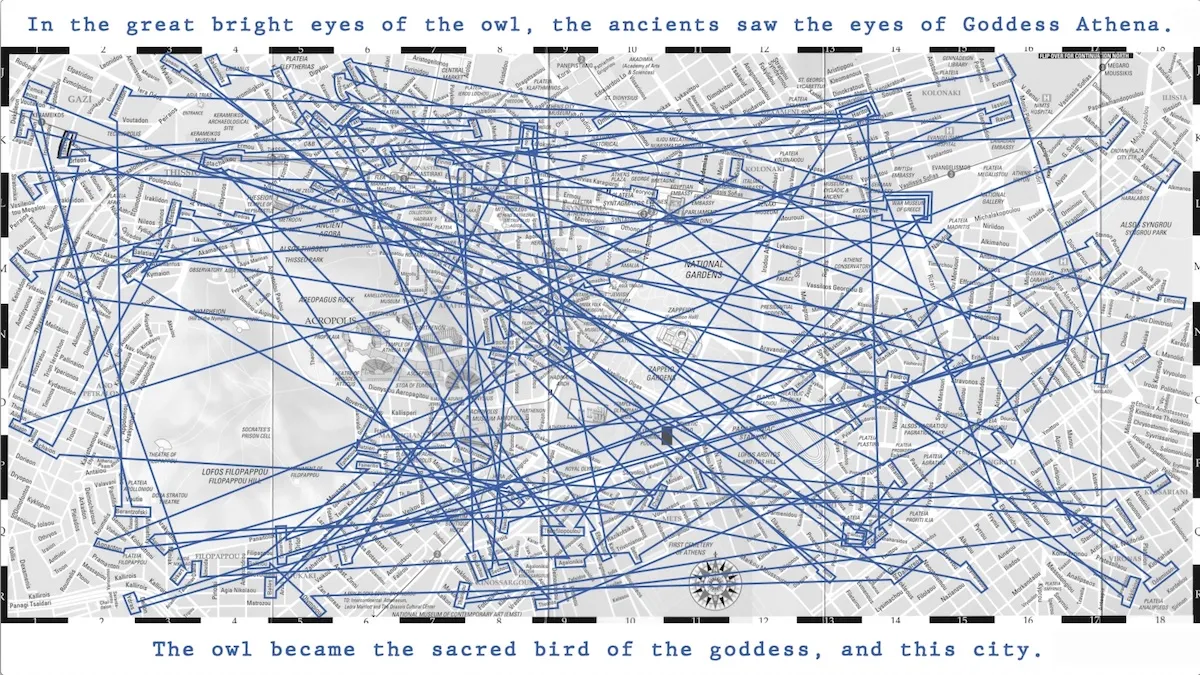 Chandler Bjork, Athens (Screenshot of Video), 2020