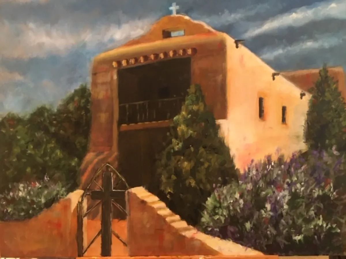 Larry Borne, Church in Abiquiu, New Mexico, 2020