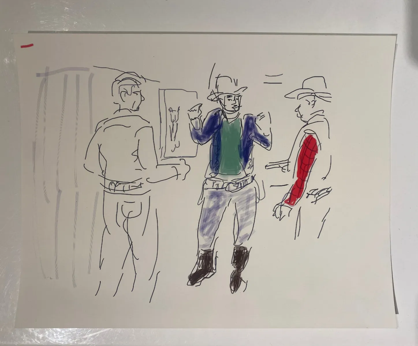 Linda Blackburn, Untitled Sketch No.7