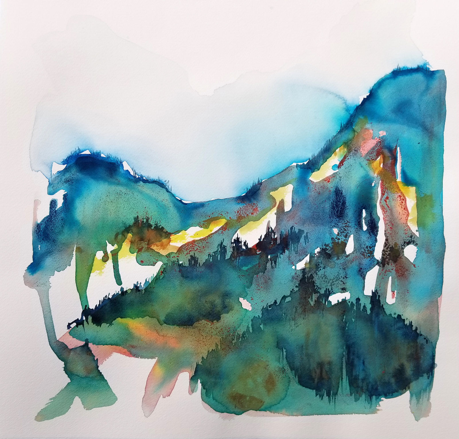 David Collins, Rose Red Granite in Dark Timber, 2017