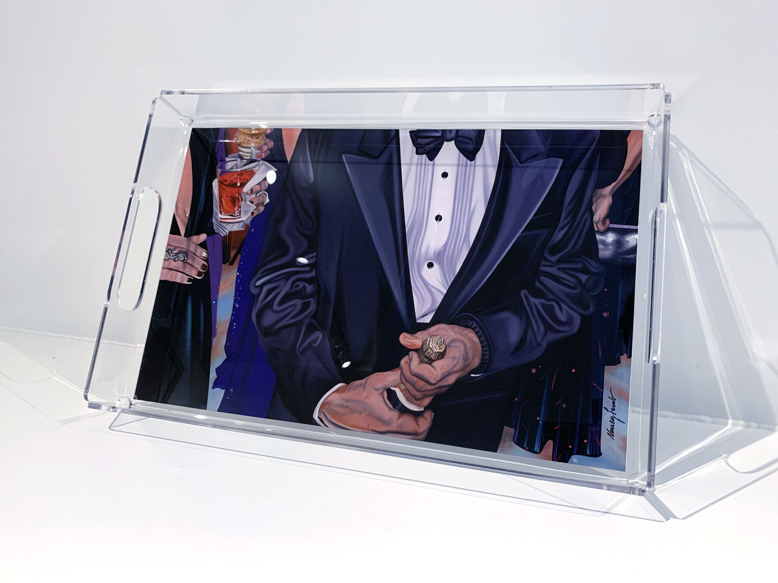 Nancy Lamb, Large Acrylic Tray | Ball Bubbly