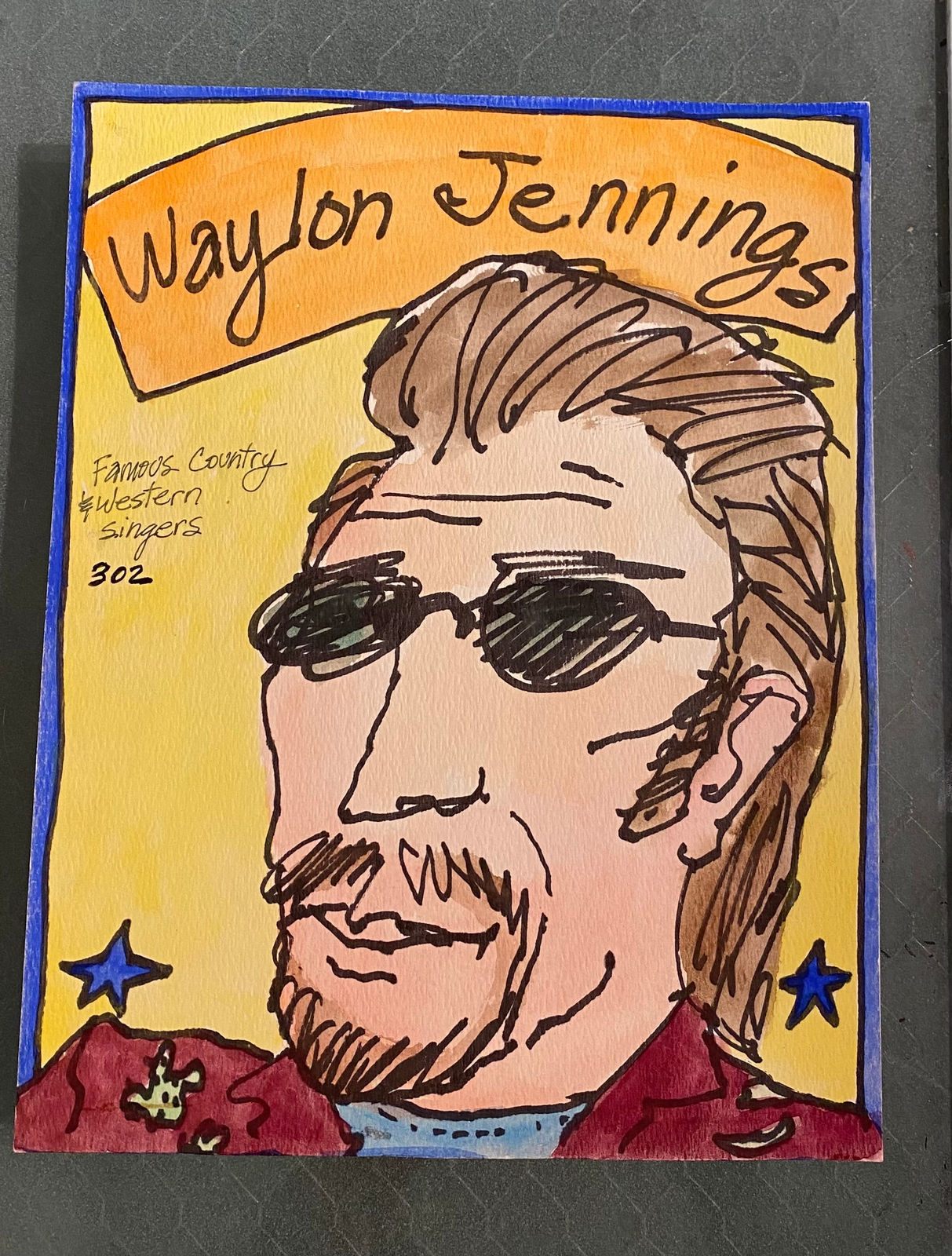 Linda and Ed Blackburn, Famous Country and Western Stars: Waylon Jennings