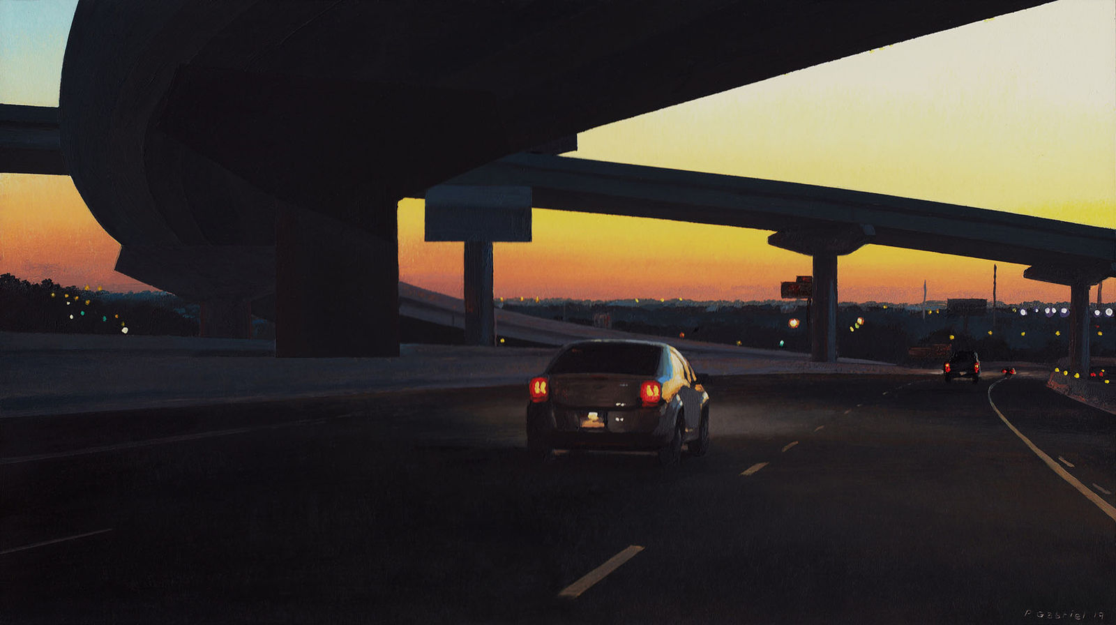 Pat Gabriel, Under an Overpass, 2019